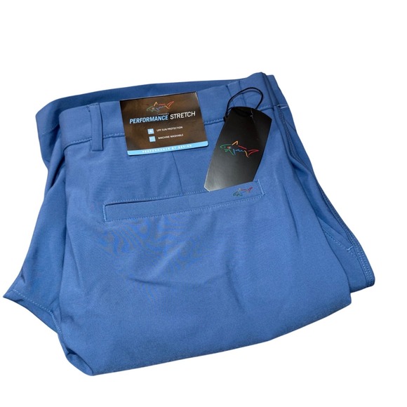 Greg Norman Other - Greg Norman Mens Performance Stretch Golf Shorts Blue Size 32 G7S25XTH677 NEW